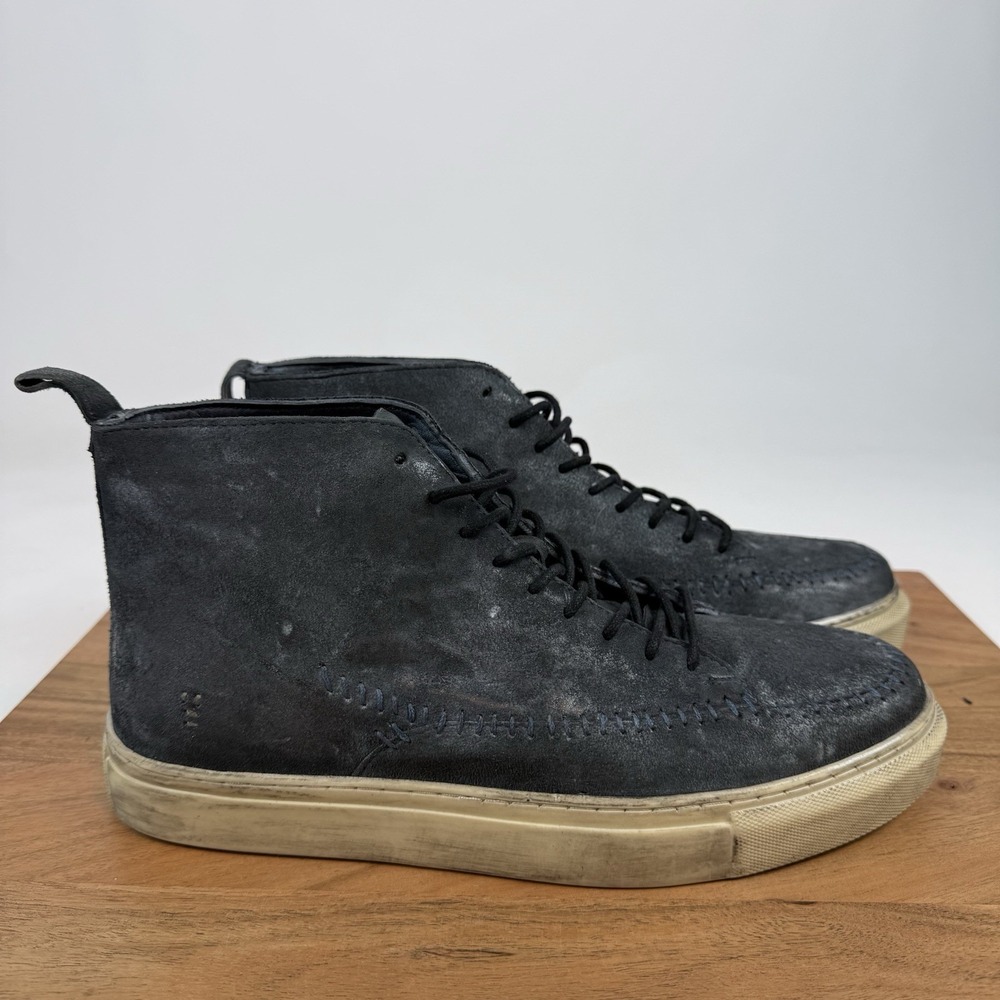 New Mens Roan by Bed STU Osaka Blue Leather High Top Sneakers Shoes Size 9 M‎